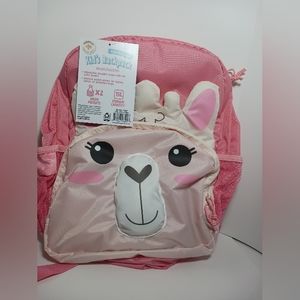 Firefly Outdoor Gear Izzie The Llama Kids Backpack Bag Pink 14" x 11" x 4.5" NEW